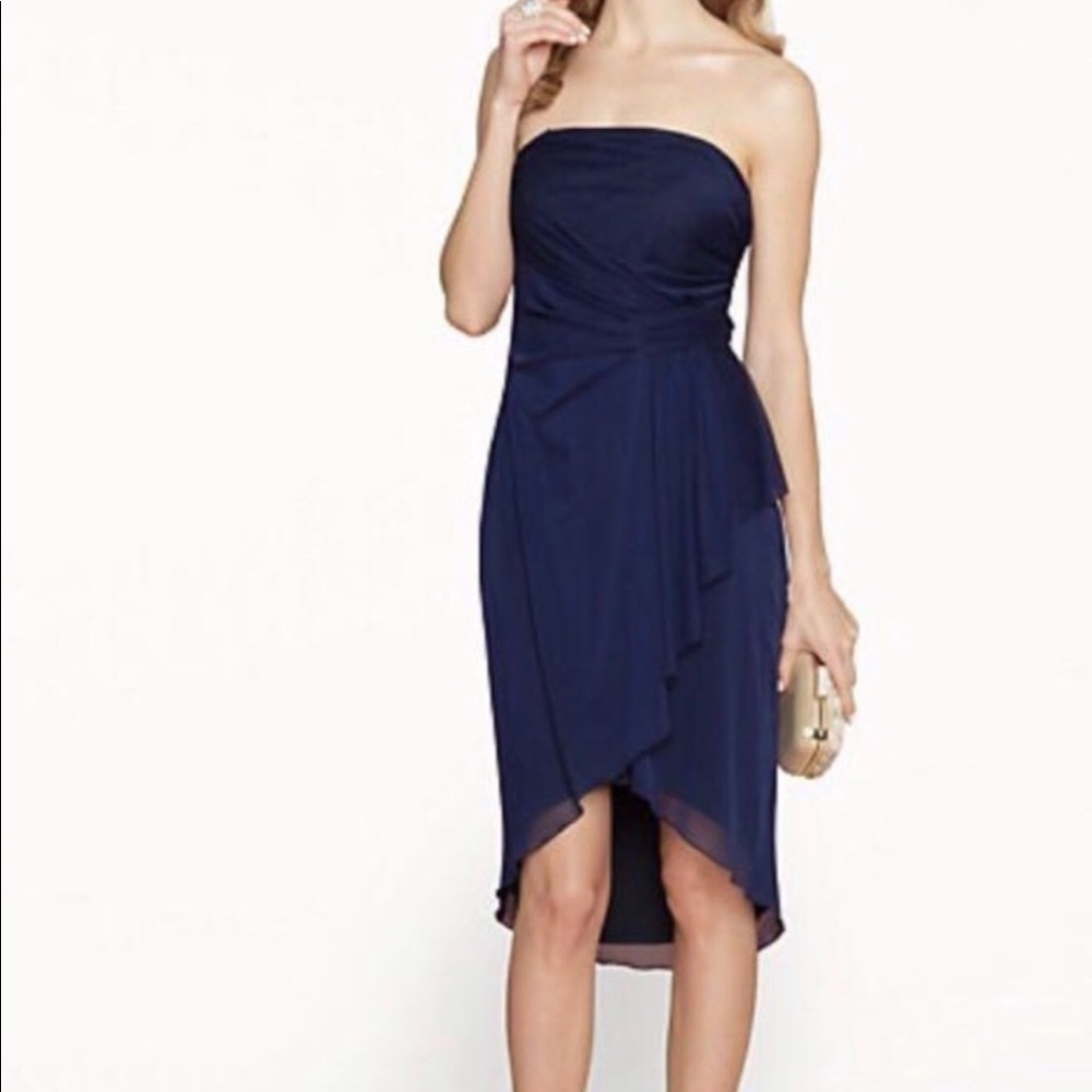 Le château blue strapless dress new with tags